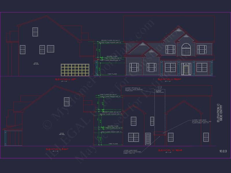 Luxury house Plan with Modern CAD Blueprints & Stylish Designs