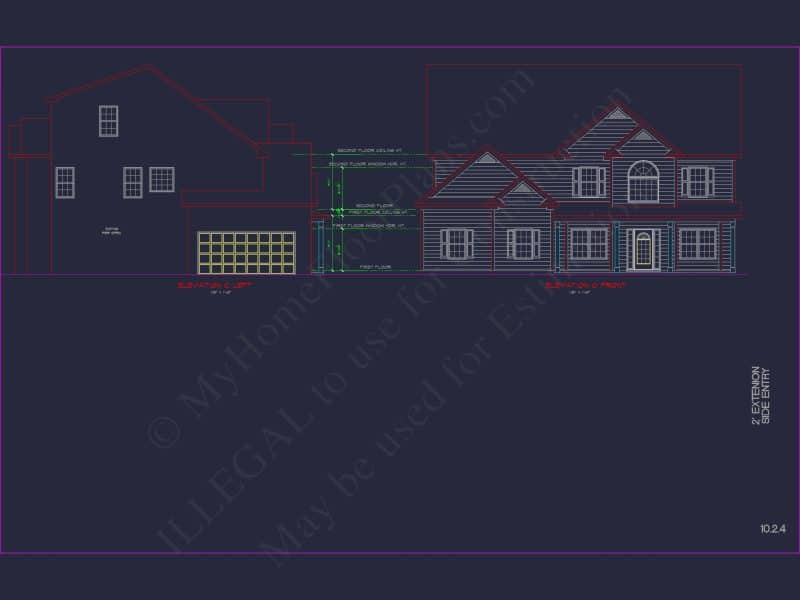 Luxury house Plan with Modern CAD Blueprints & Stylish Designs
