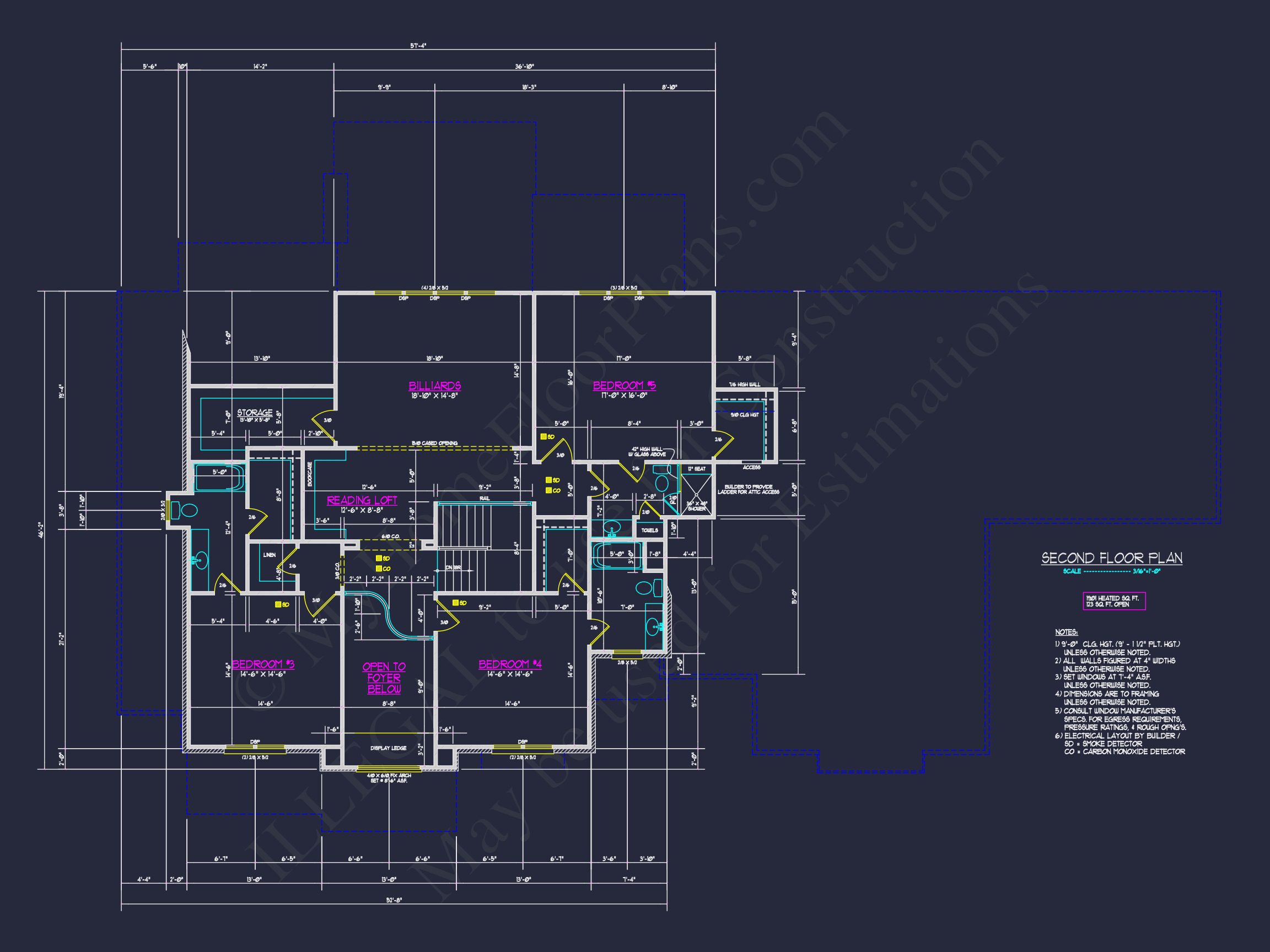 Luxury house Plan with Open Floor,CAD Architecture Designs