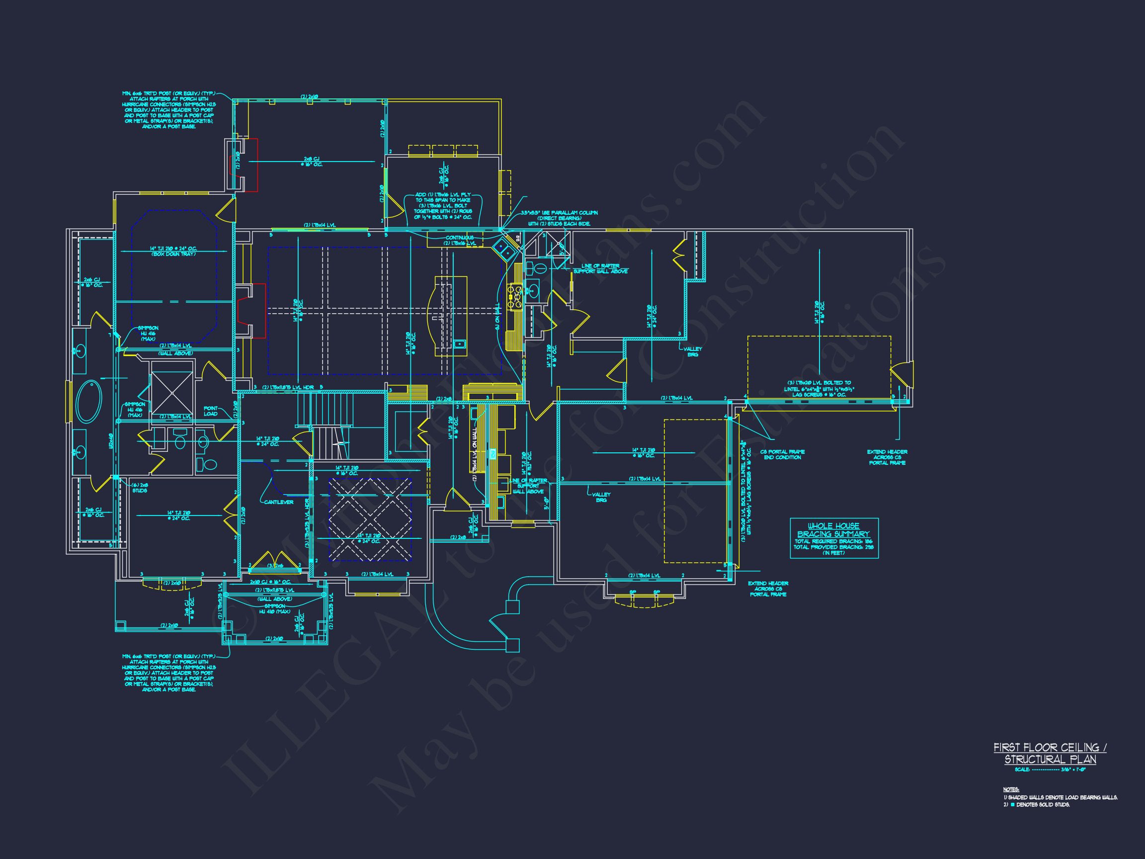 Luxury house Plan with Open Floor,CAD Architecture Designs