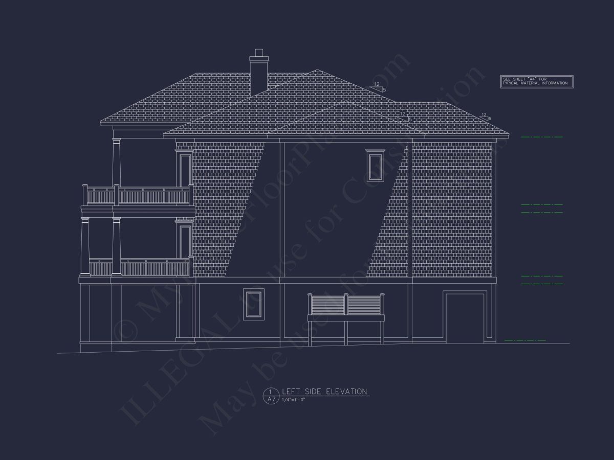 Luxury house Plan with Oversized Garage, CAD, and Blueprint Design