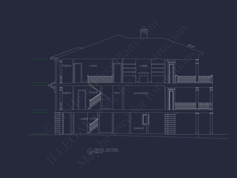 Luxury house Plan with Oversized Garage, CAD, and Blueprint Design