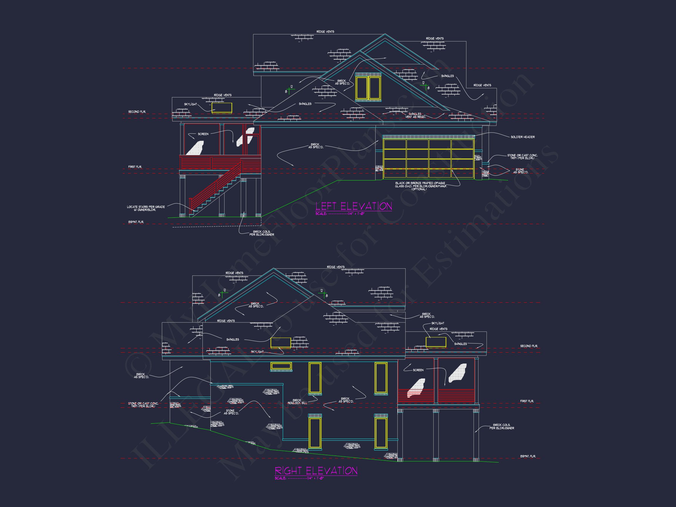 Luxury house Plan with Spacious Blueprint and Architectural Designs