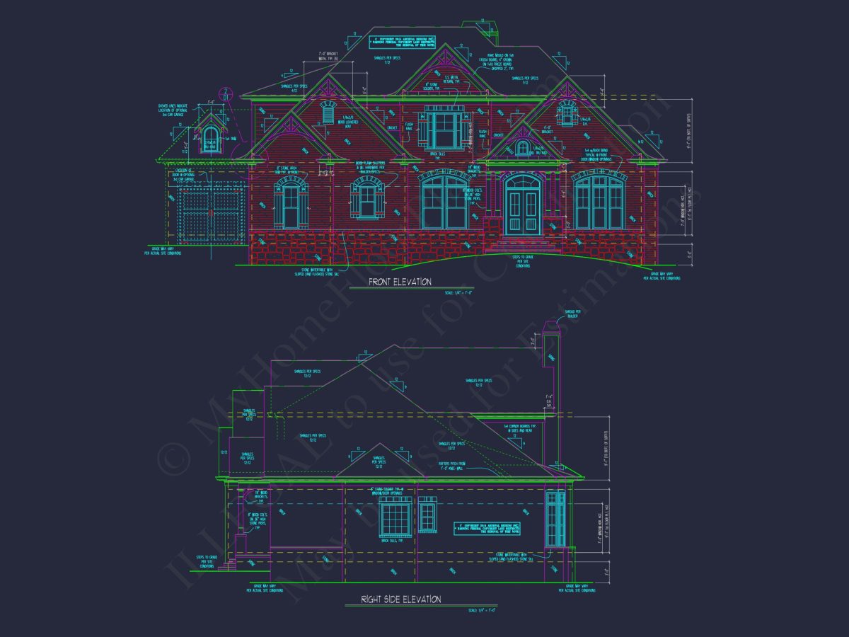 Luxury house Plan with Spacious Floor Plans and CAD Designs