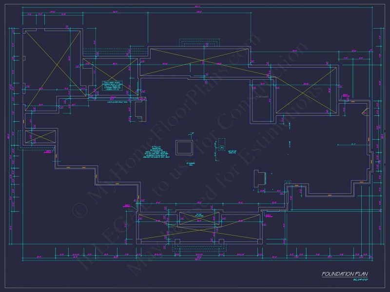 Luxury house Plan with Stunning Floor Plan, CAD Designs & Blueprint