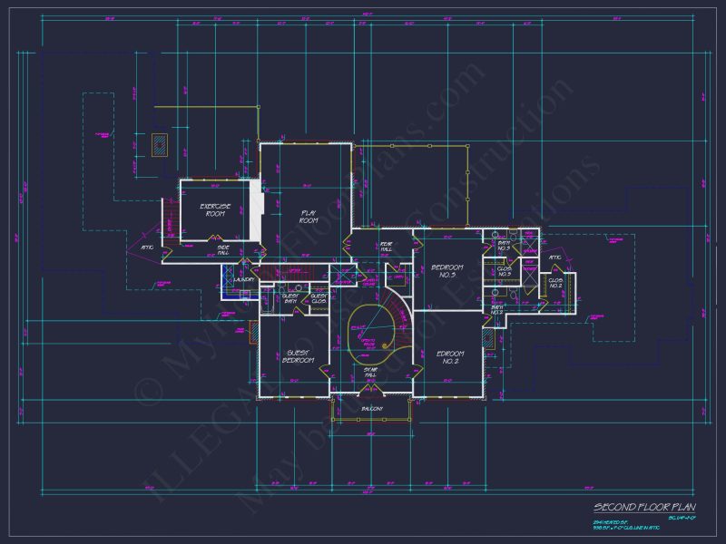 Luxury house Plan with Stunning Floor Plan, CAD Designs & Blueprint