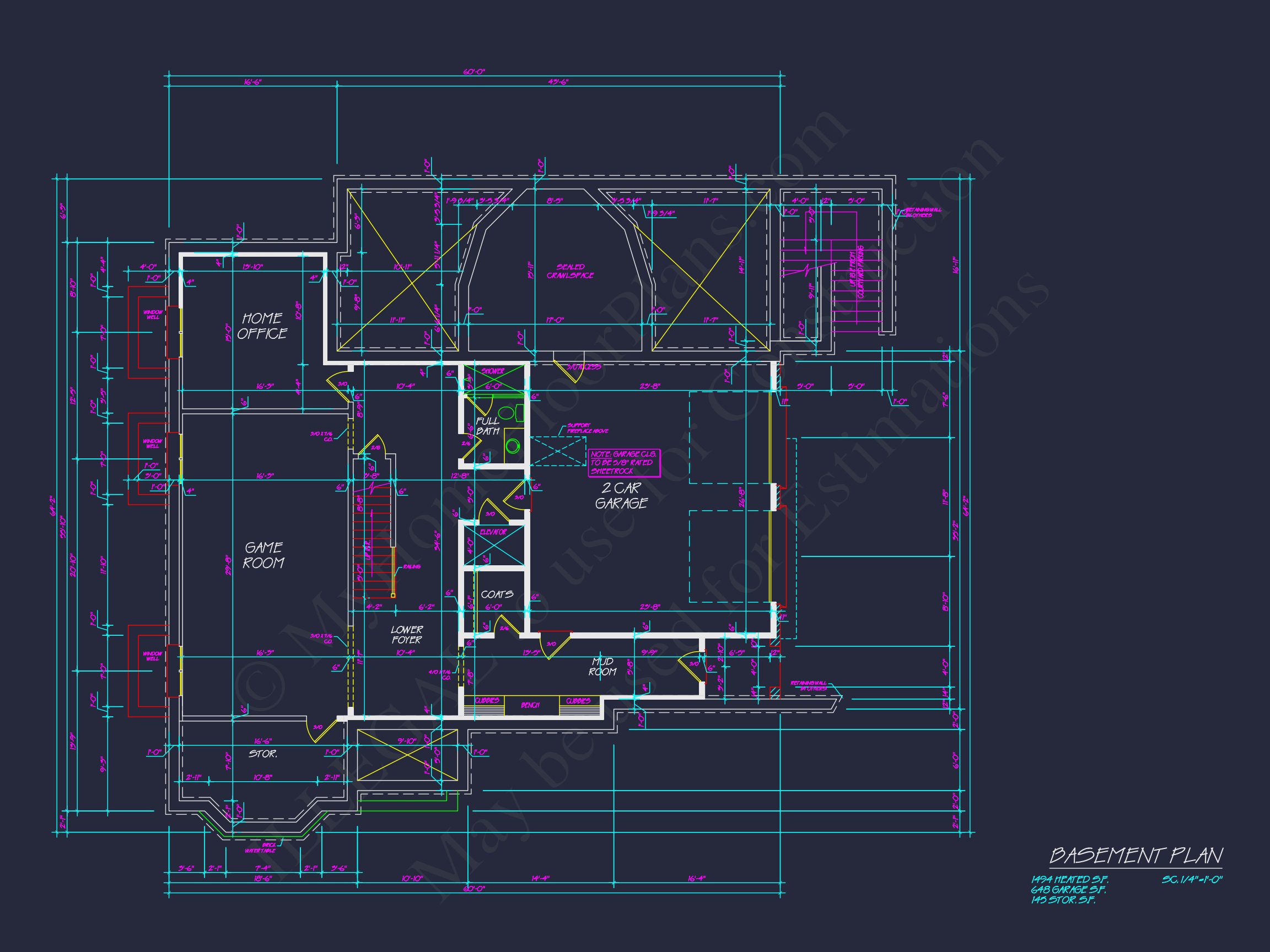 Luxury Home Plan with Vaulted Ceilings,CAD Designs & Blueprint