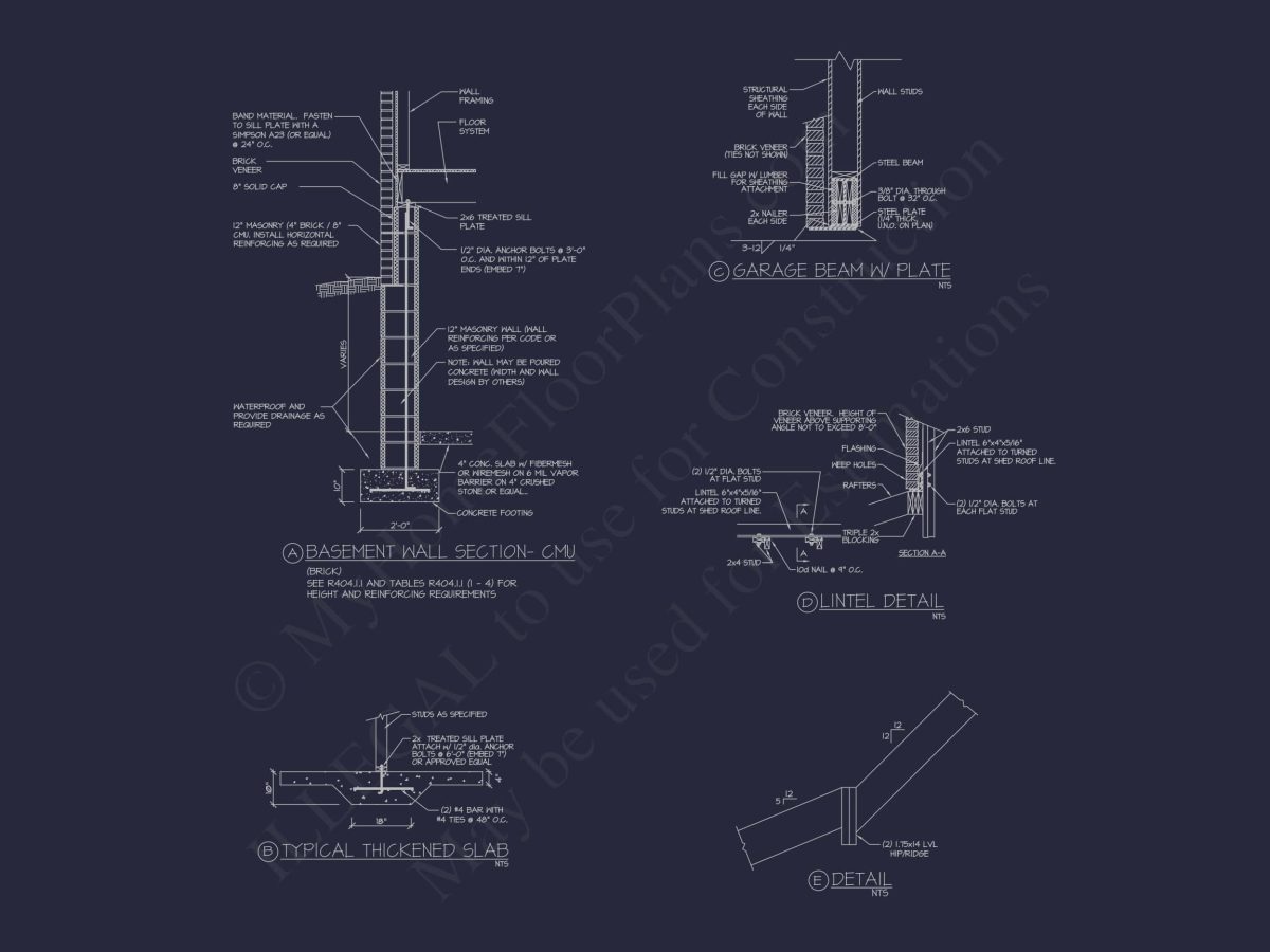 Luxury house Plan with Vaulted Ceilings, CAD Designs & Blueprint