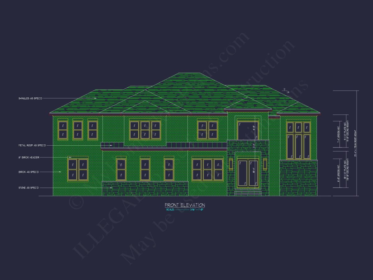 Luxury Modern house Plan with Spacious Floor Plan & CAD Designs