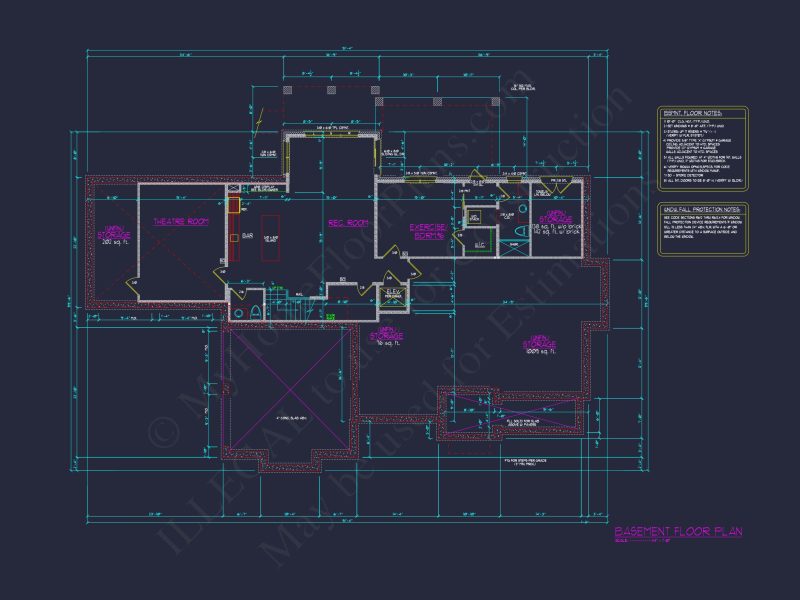 Luxury Multi-Level house Plan with Detailed CAD Designs