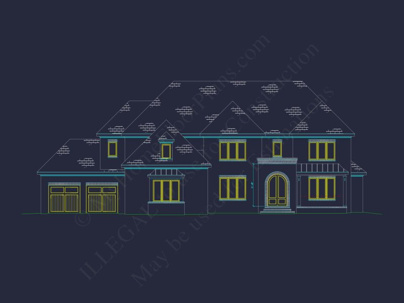 Luxury Multi-Level house Plan with Detailed CAD Designs