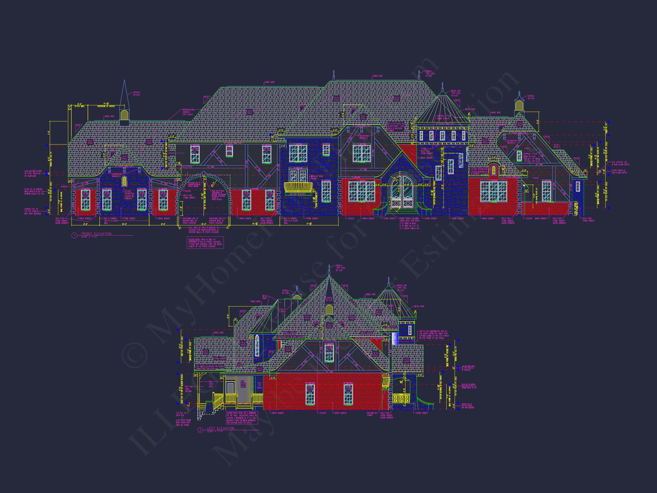 Luxury Victorian house Floor Plan with CAD Designs & Details