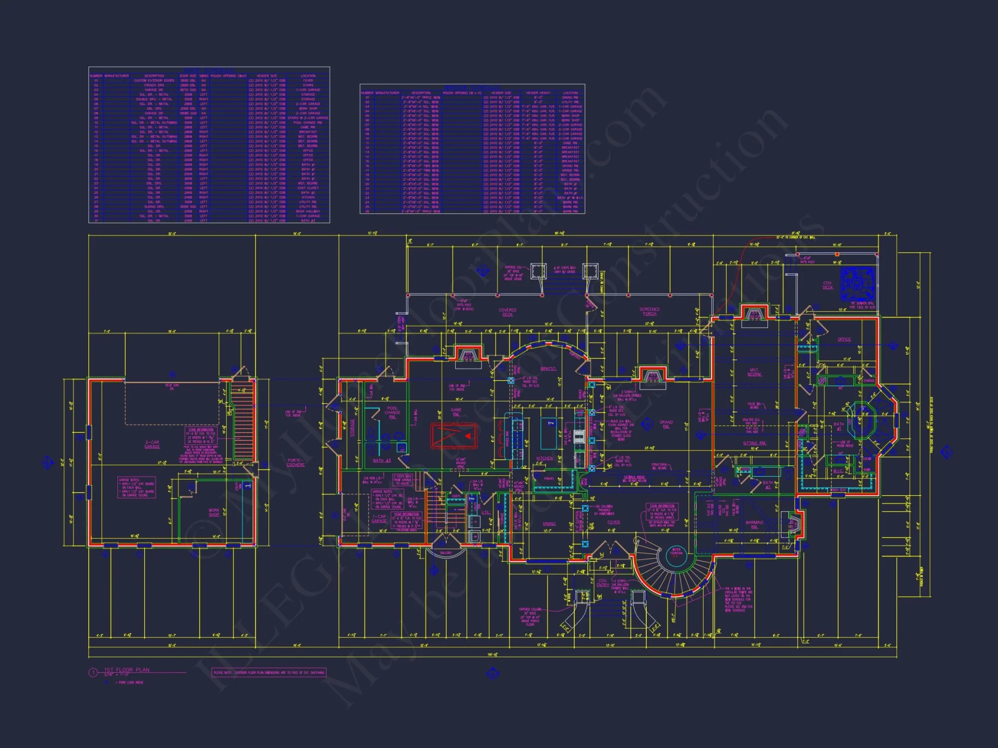 Luxury Victorian house Floor Plan with CAD Designs & Details