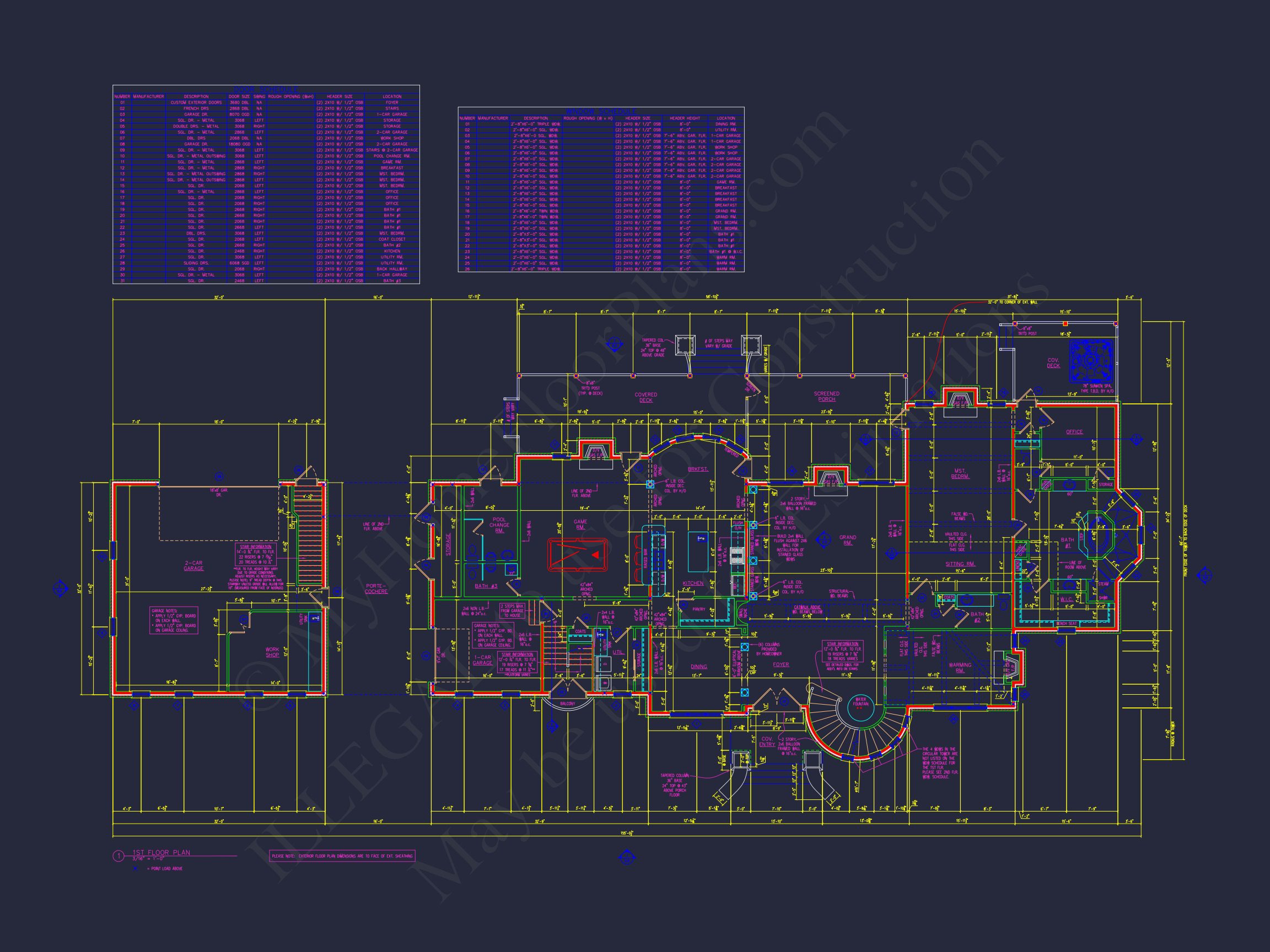 Luxury Victorian house Floor Plan with CAD Designs & Details