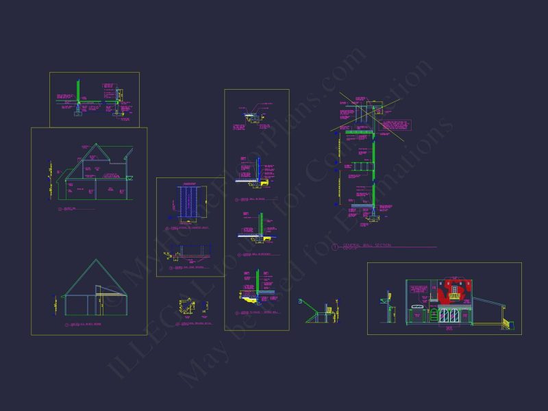 Luxury Victorian house Floor Plan with CAD Designs & Details