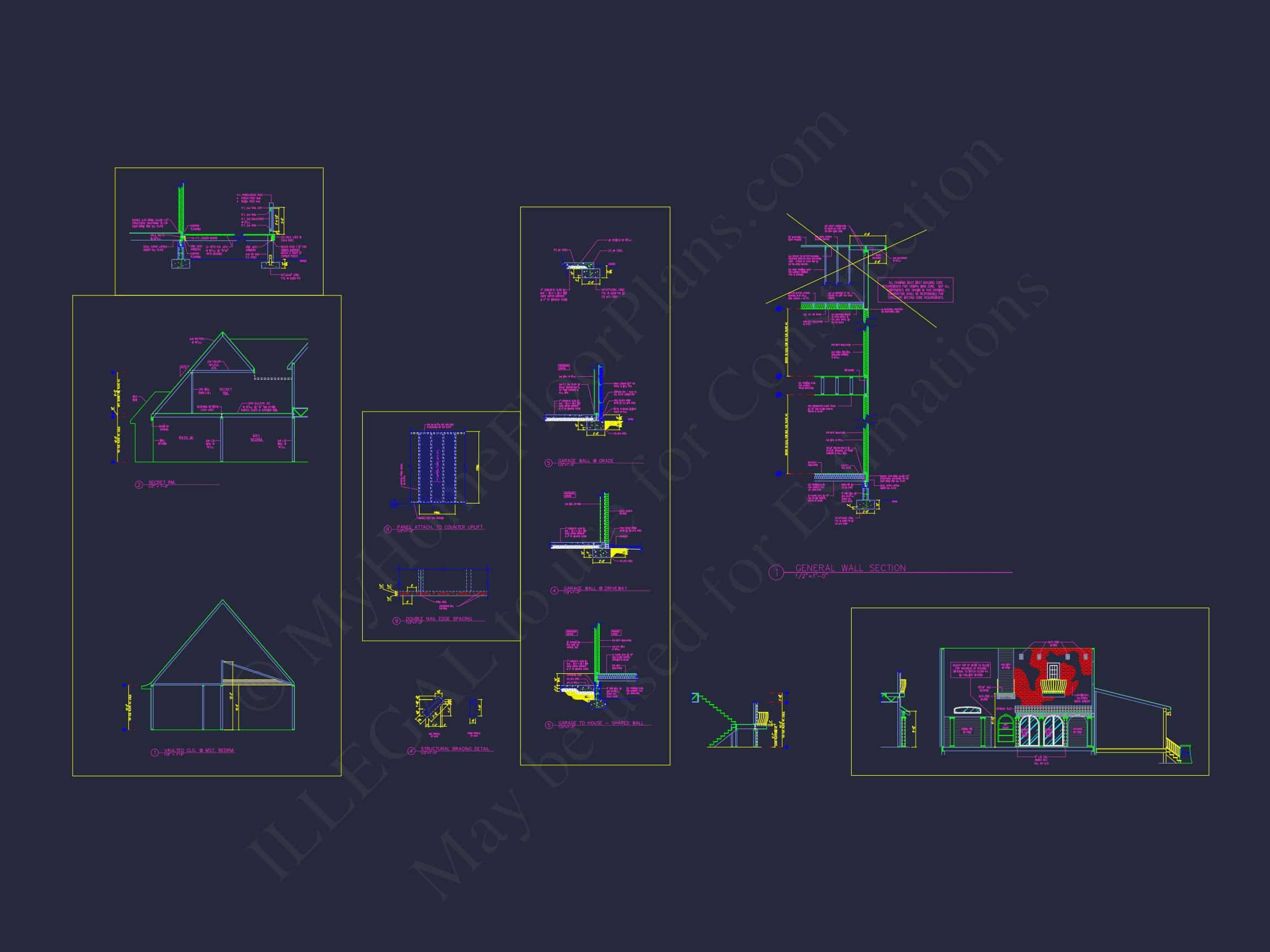Luxury Victorian house Floor Plan with CAD Designs & Details