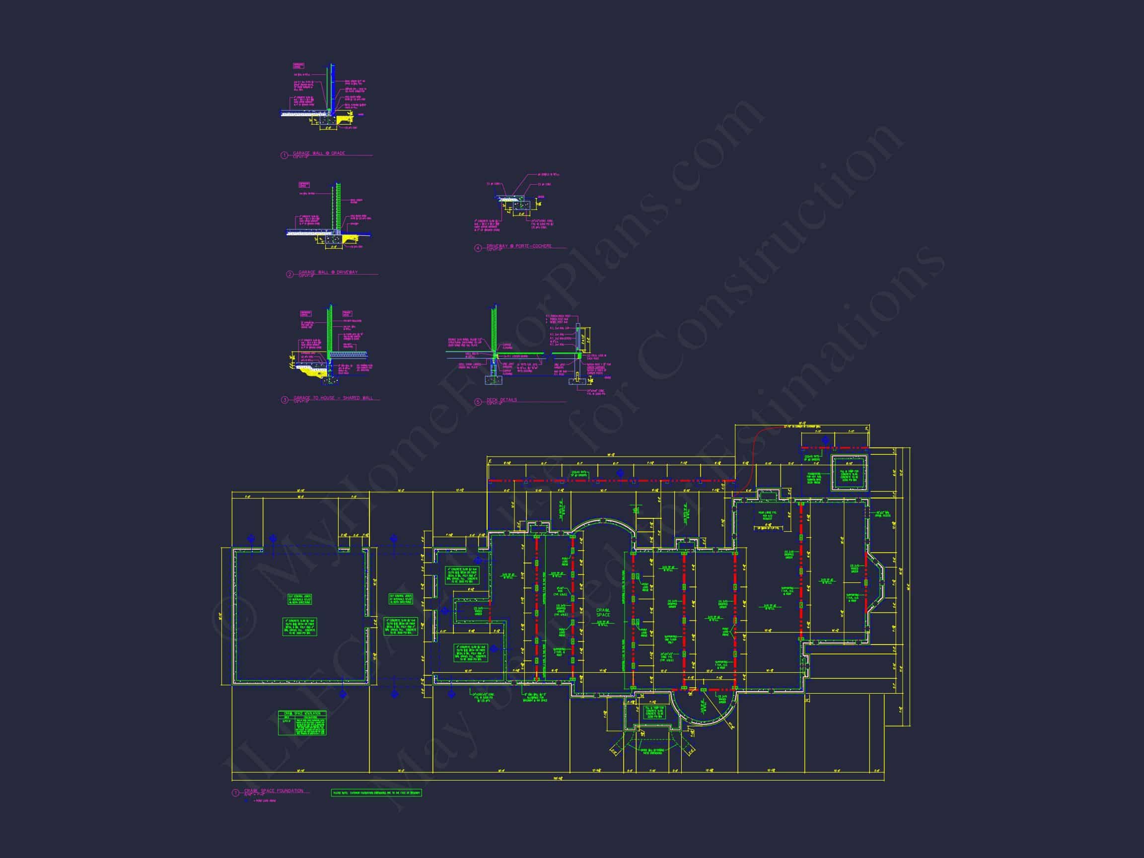 Luxury Victorian house Floor Plan with CAD Designs & Details