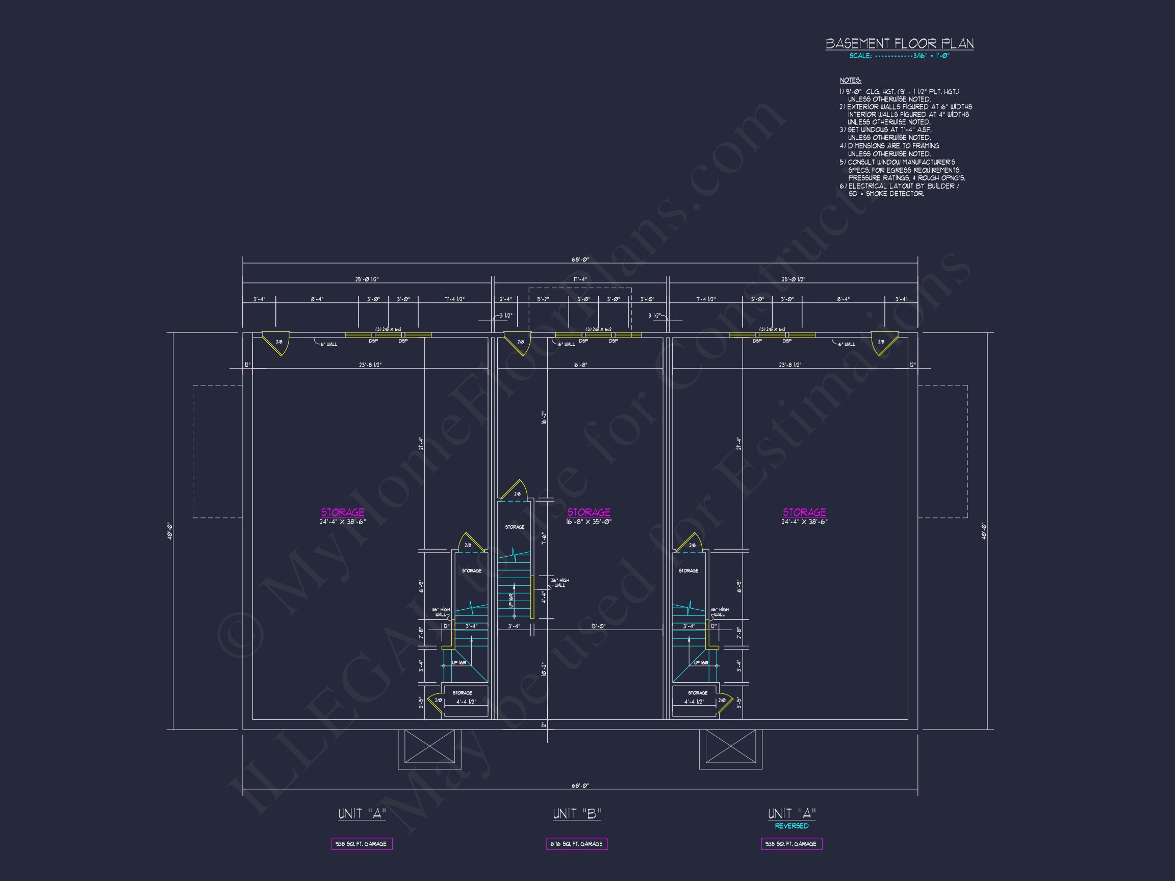 Modern 2-Bedroom Townhome Blueprint with Open Plan Design