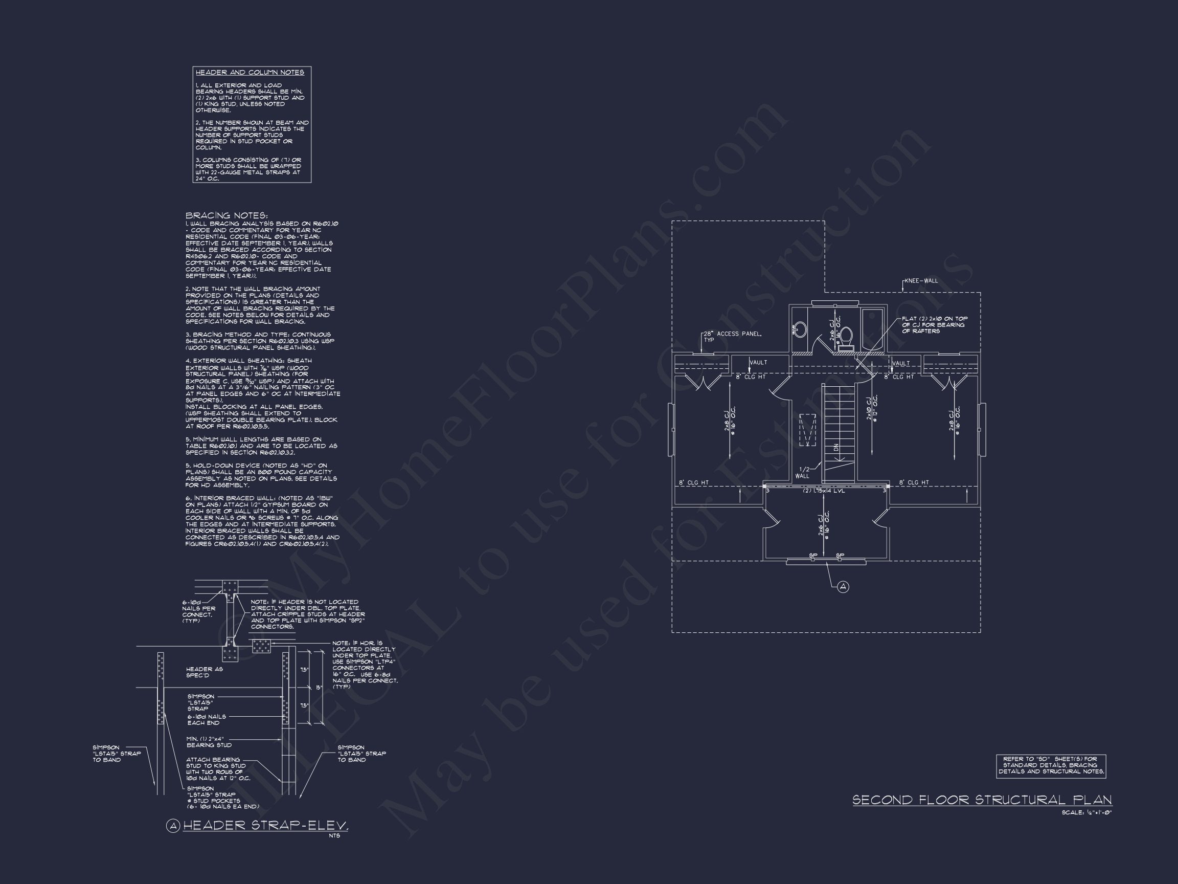 Modern 2-Story Beach house Floor Plan