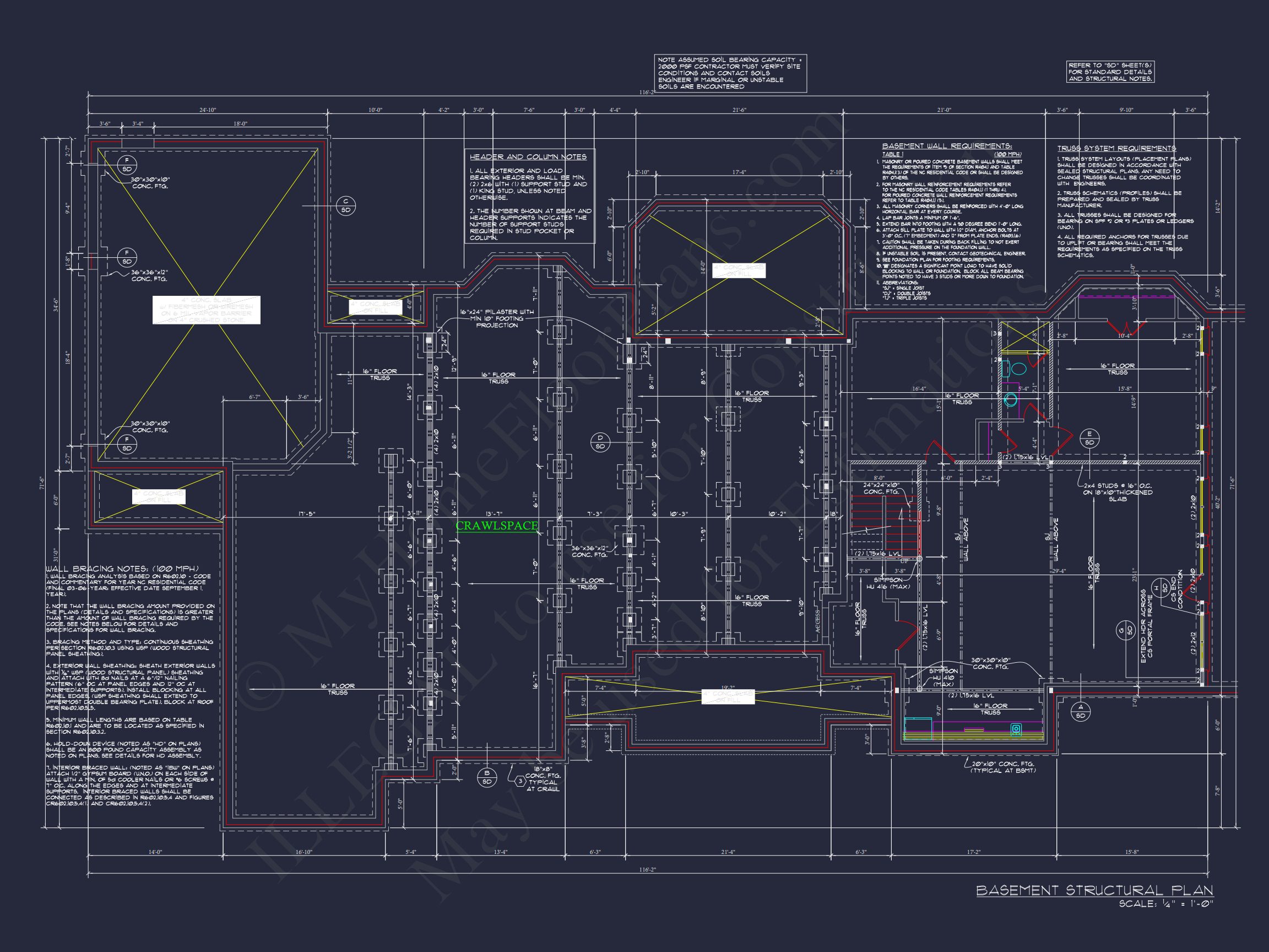 Modern 2-Story Garage Floor Plan with Living Space and CAD Designs