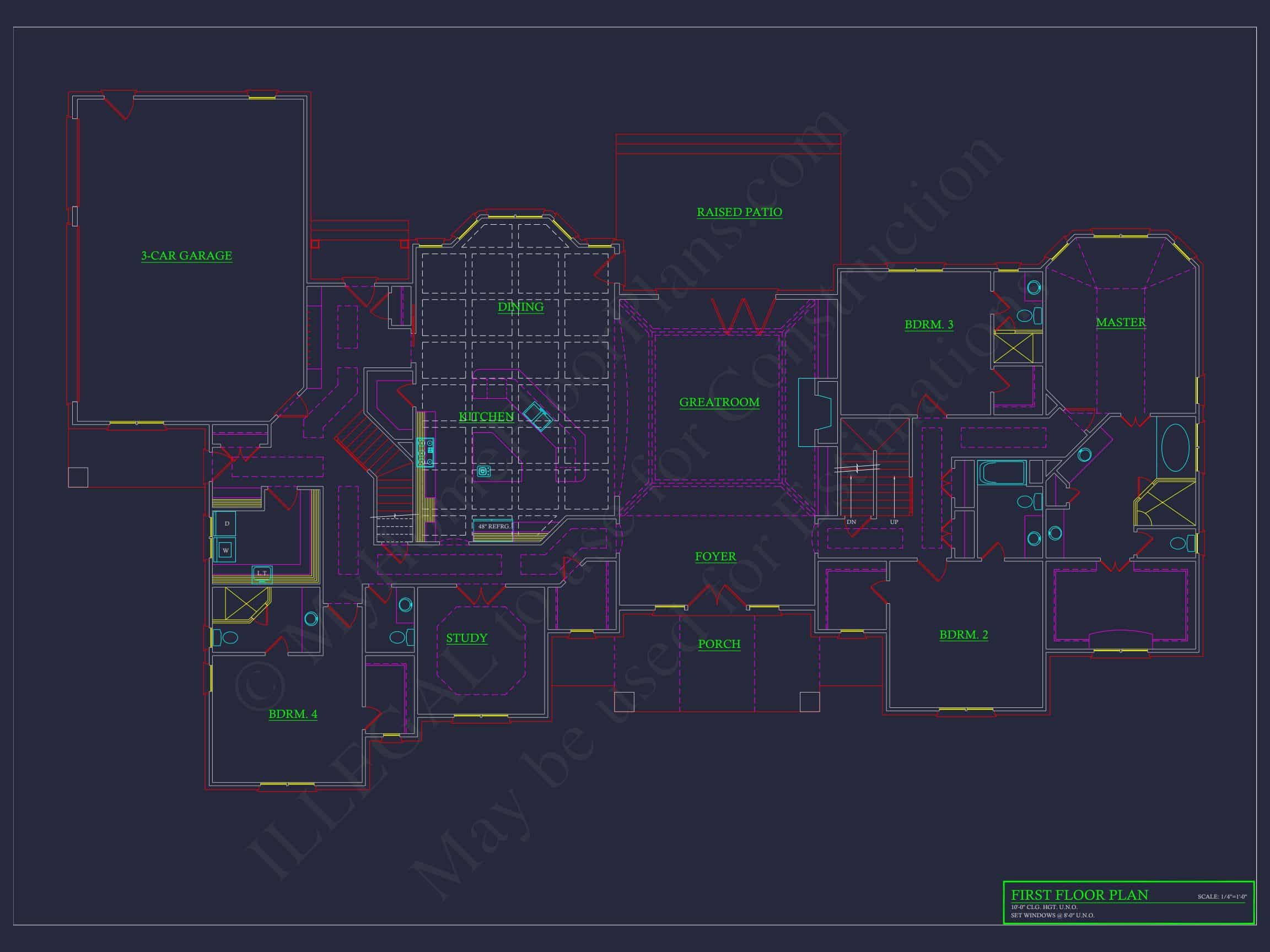Modern 2-Story Garage Floor Plan with Living Space and CAD Designs