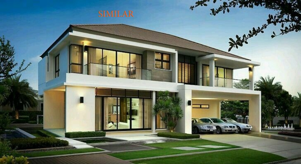 Modern 2-Story Home Floor Plan with Detailed CAD Designs