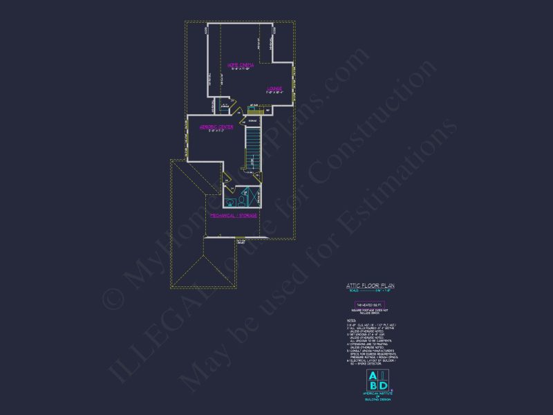 Modern 2-Story house Plan with CAD Blueprint and Unique Designs