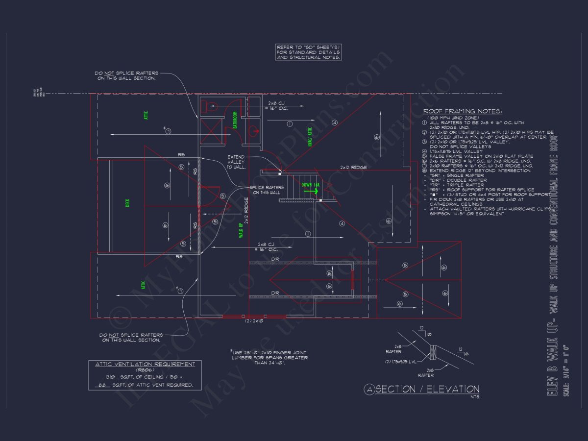 Modern 2-Story house Plan with CAD Designs & Bonus Room