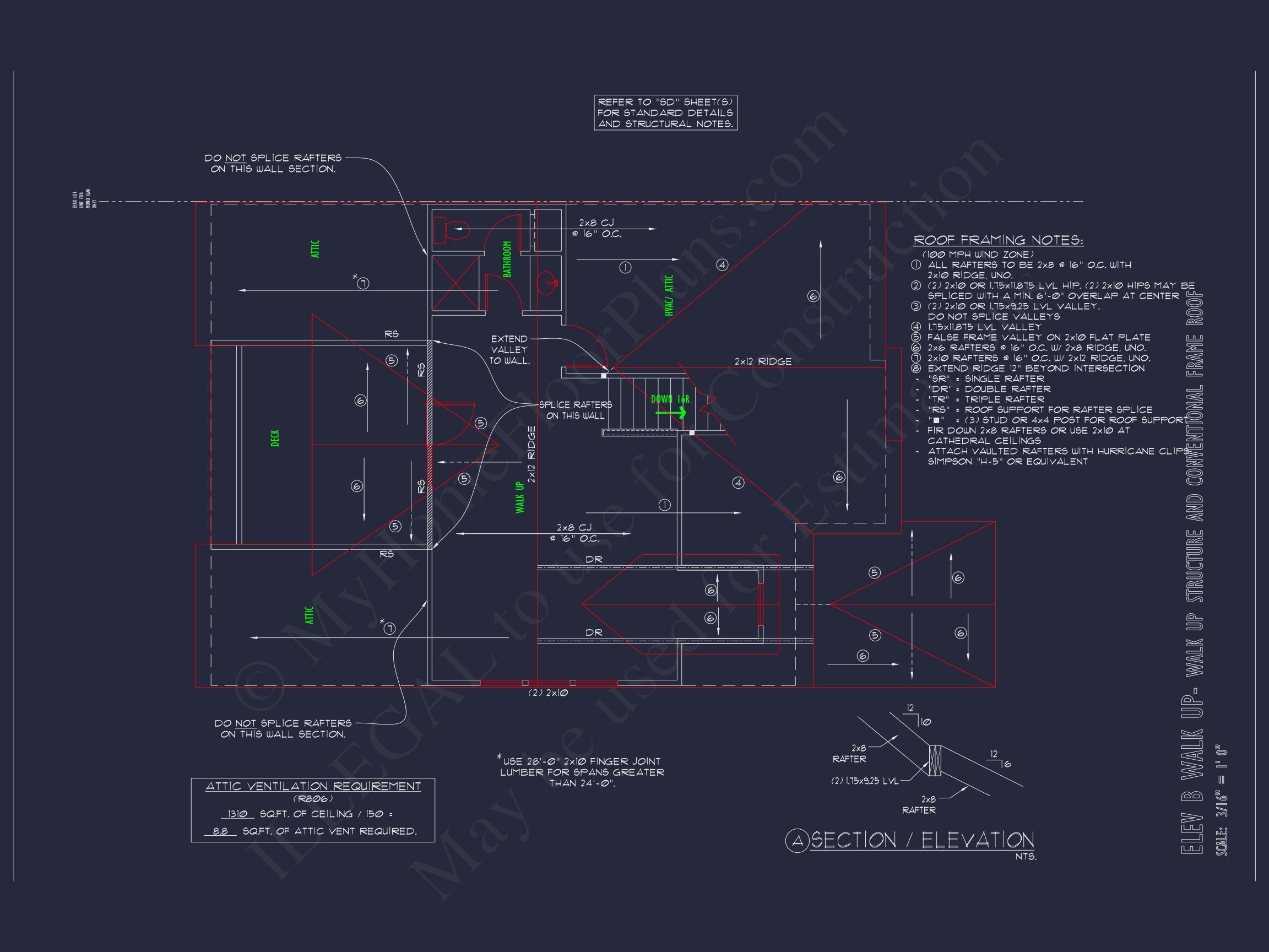 Modern 2-Story Home Plan with CAD Designs & Bonus Room