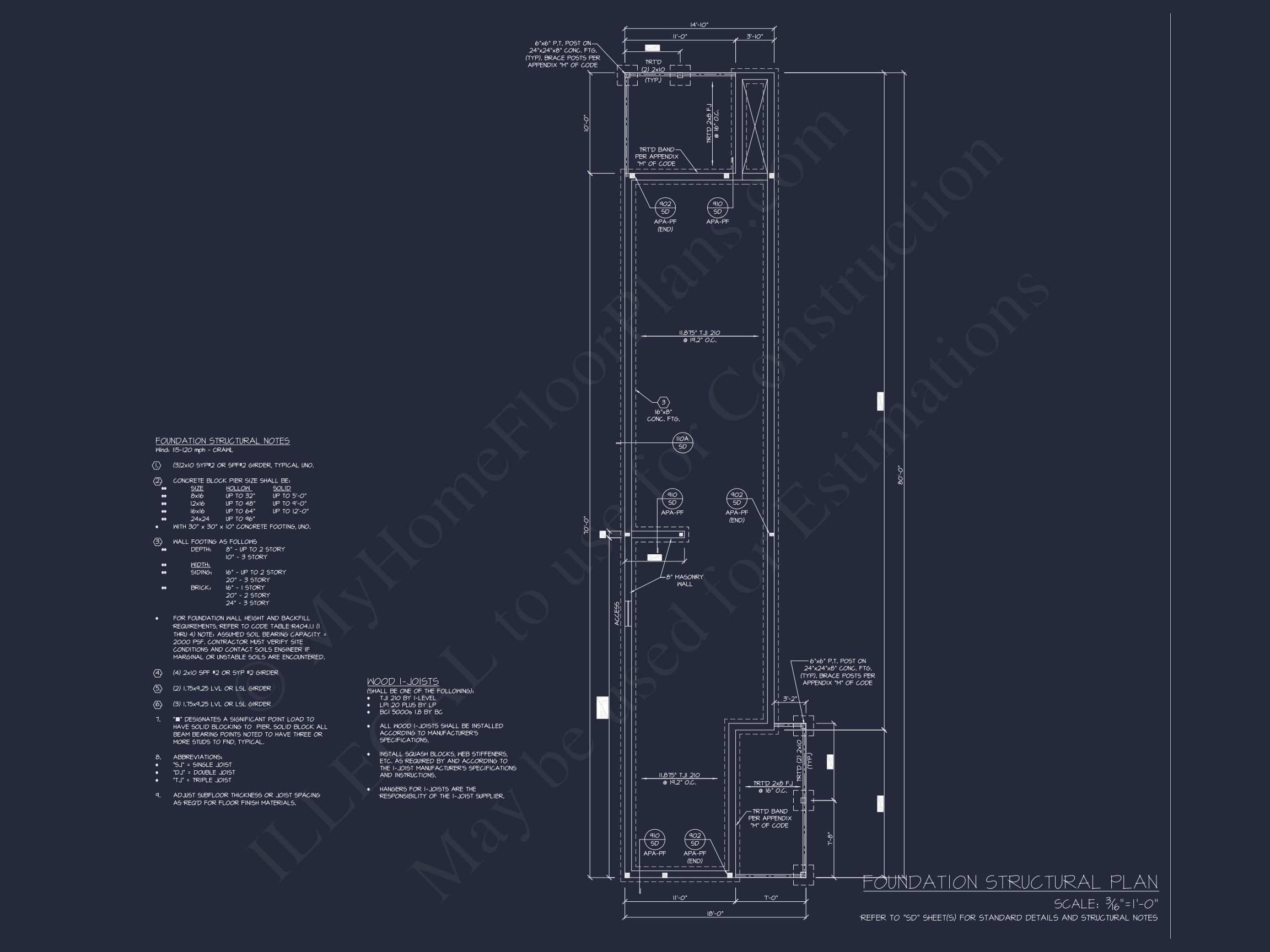 Modern 2-Story Home Plan with Open Floor Design and CAD Blueprint