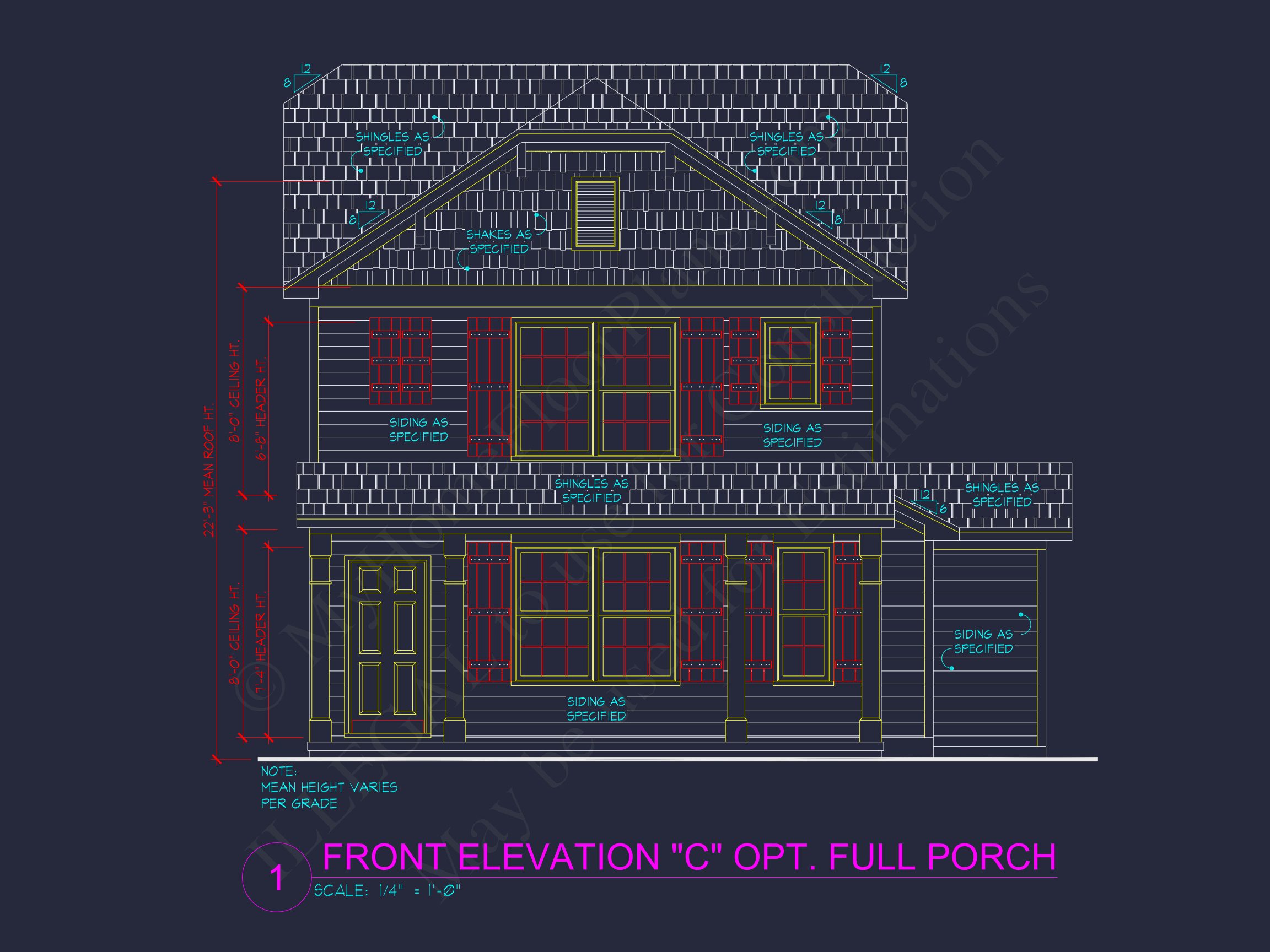 Modern 2-Story house Plan with Open Floor Plan - 3 Beds,2 Baths,& Garage