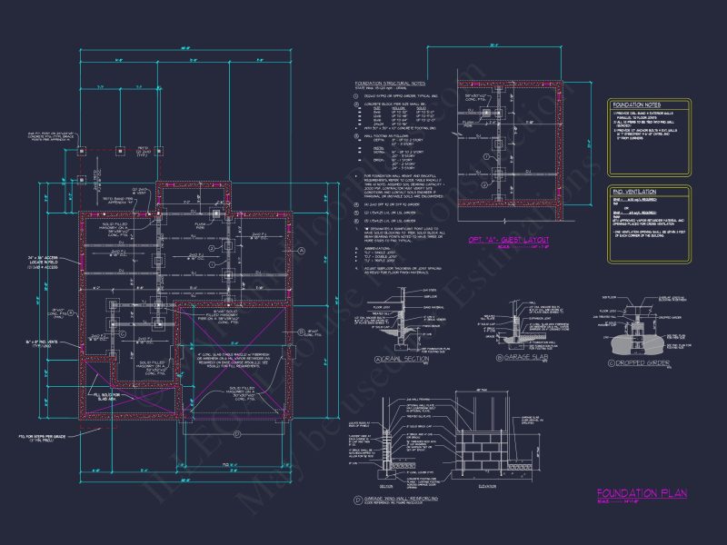 Modern 2.5 Story house Plan with CAD Blueprint Designs