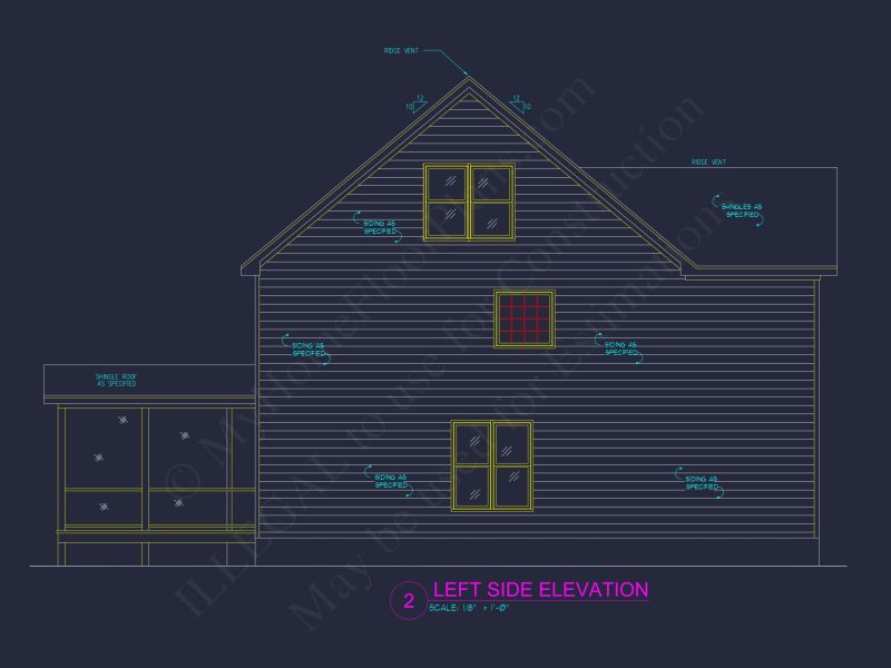 Modern 3-Story house Plan with 4 Bedrooms