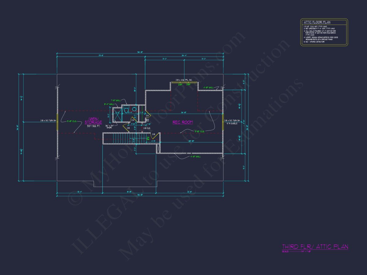 Modern 3-Story house Plan with CAD Architecture and Designs