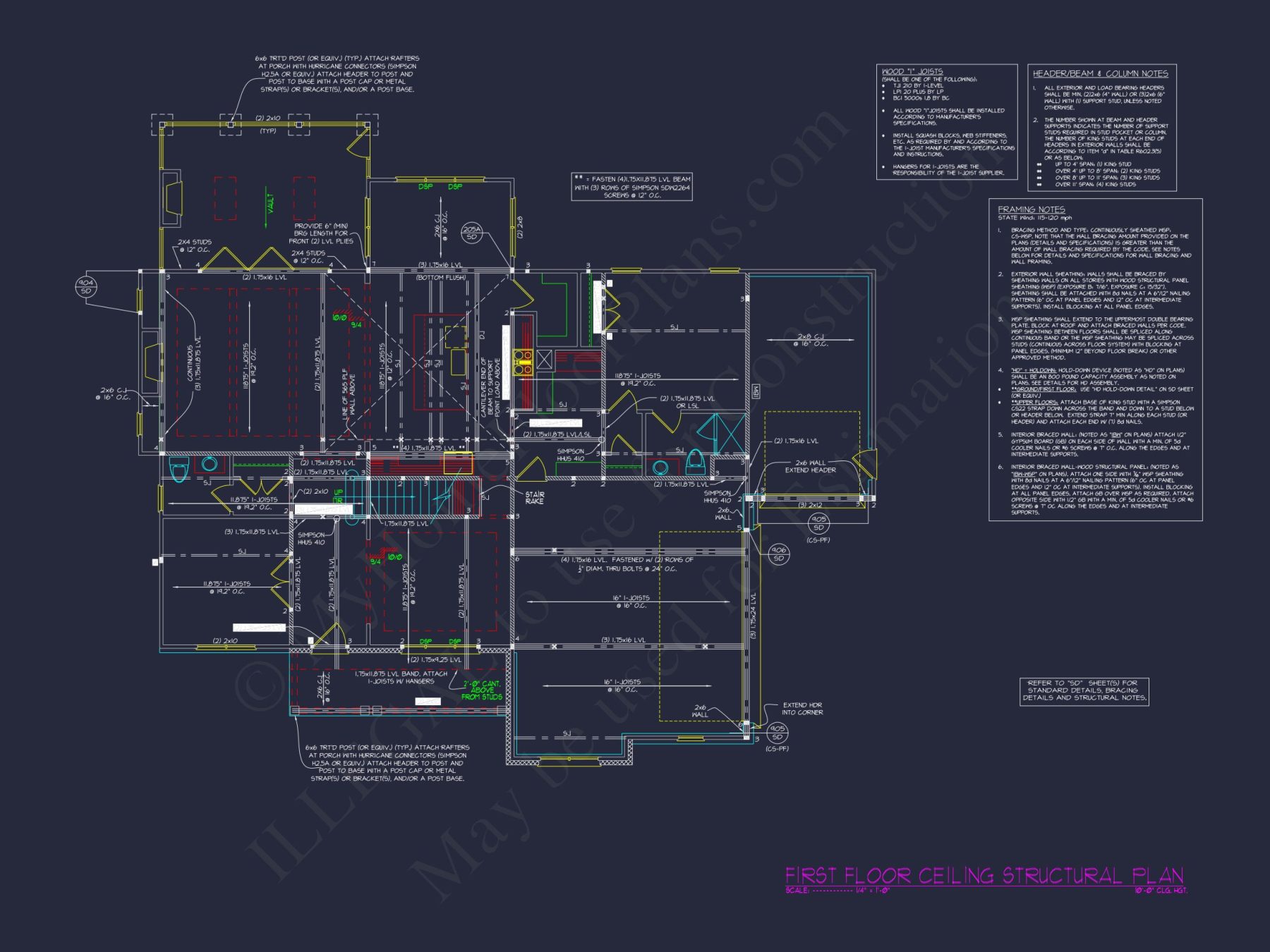 Modern 3-Story house Plan with CAD Architecture and Designs