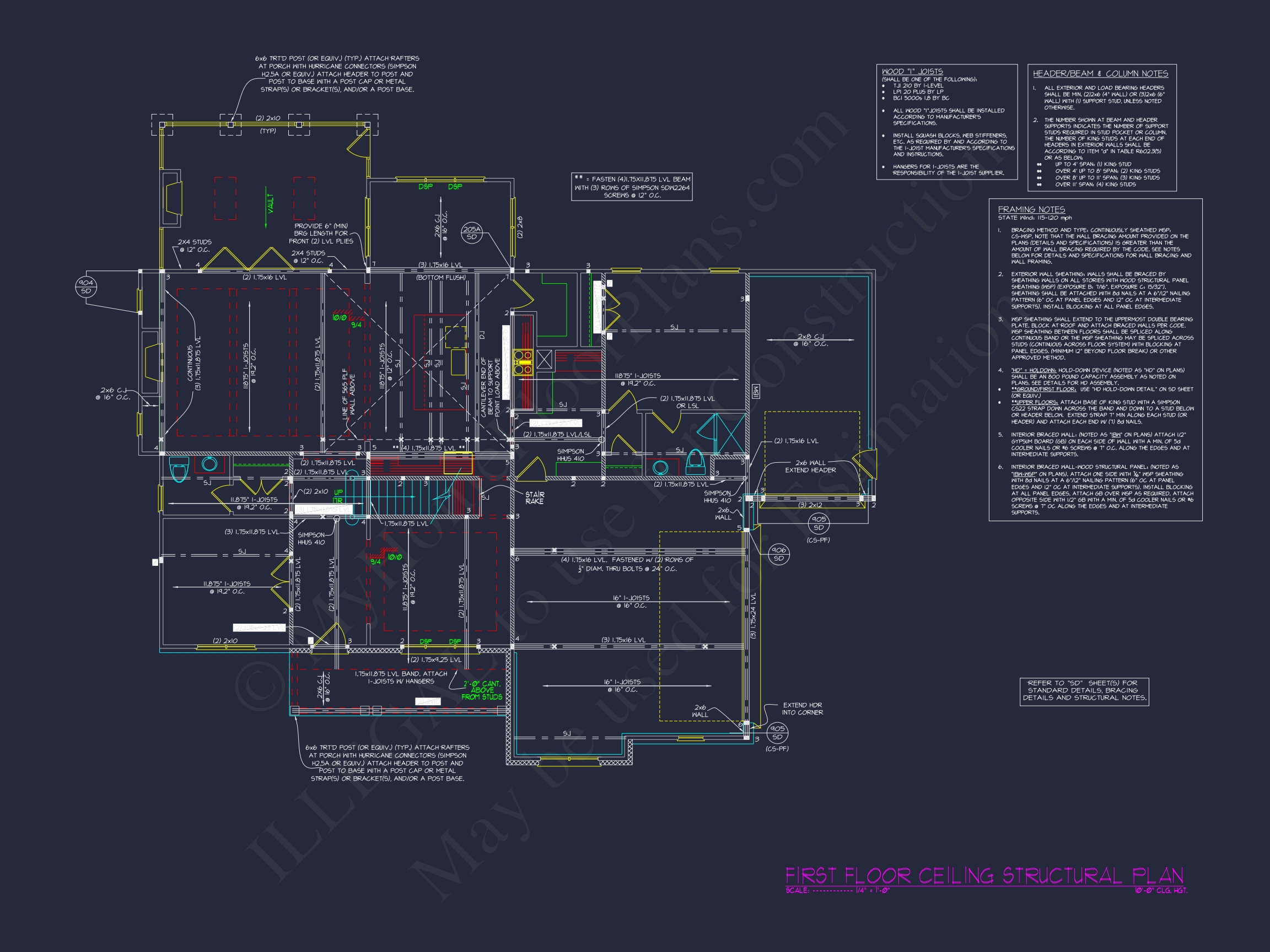 Modern 3-Story Home Plan with CAD Architecture and Designs