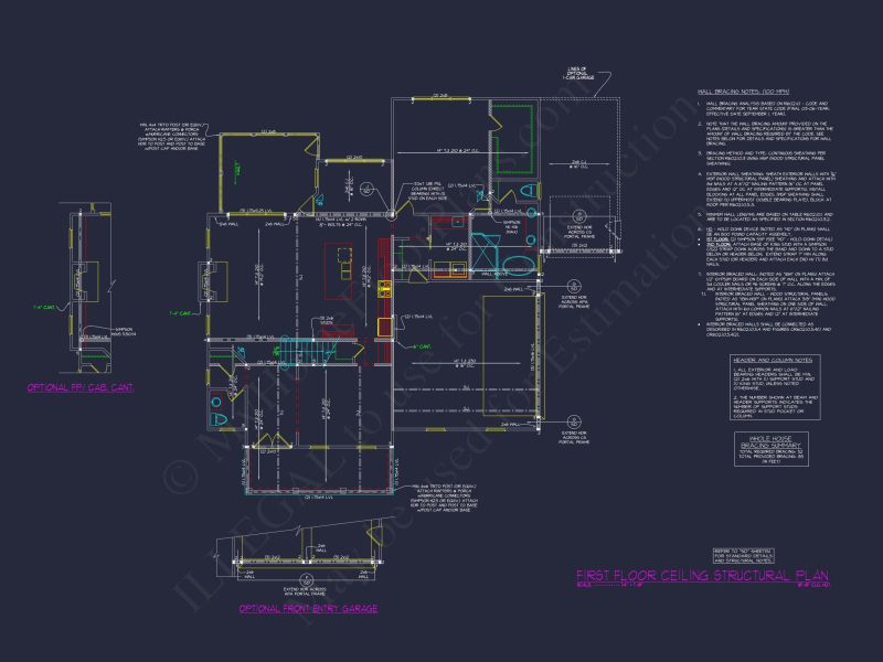 Modern 4-Bed house Plan with CAD Designs & Open Floor Plan