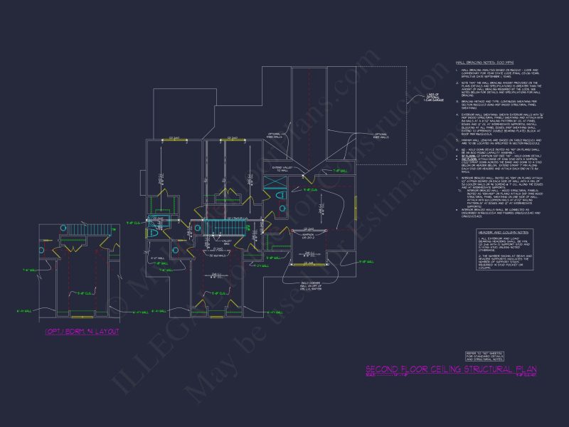Modern 4-Bed house Plan with CAD Designs & Open Floor Plan