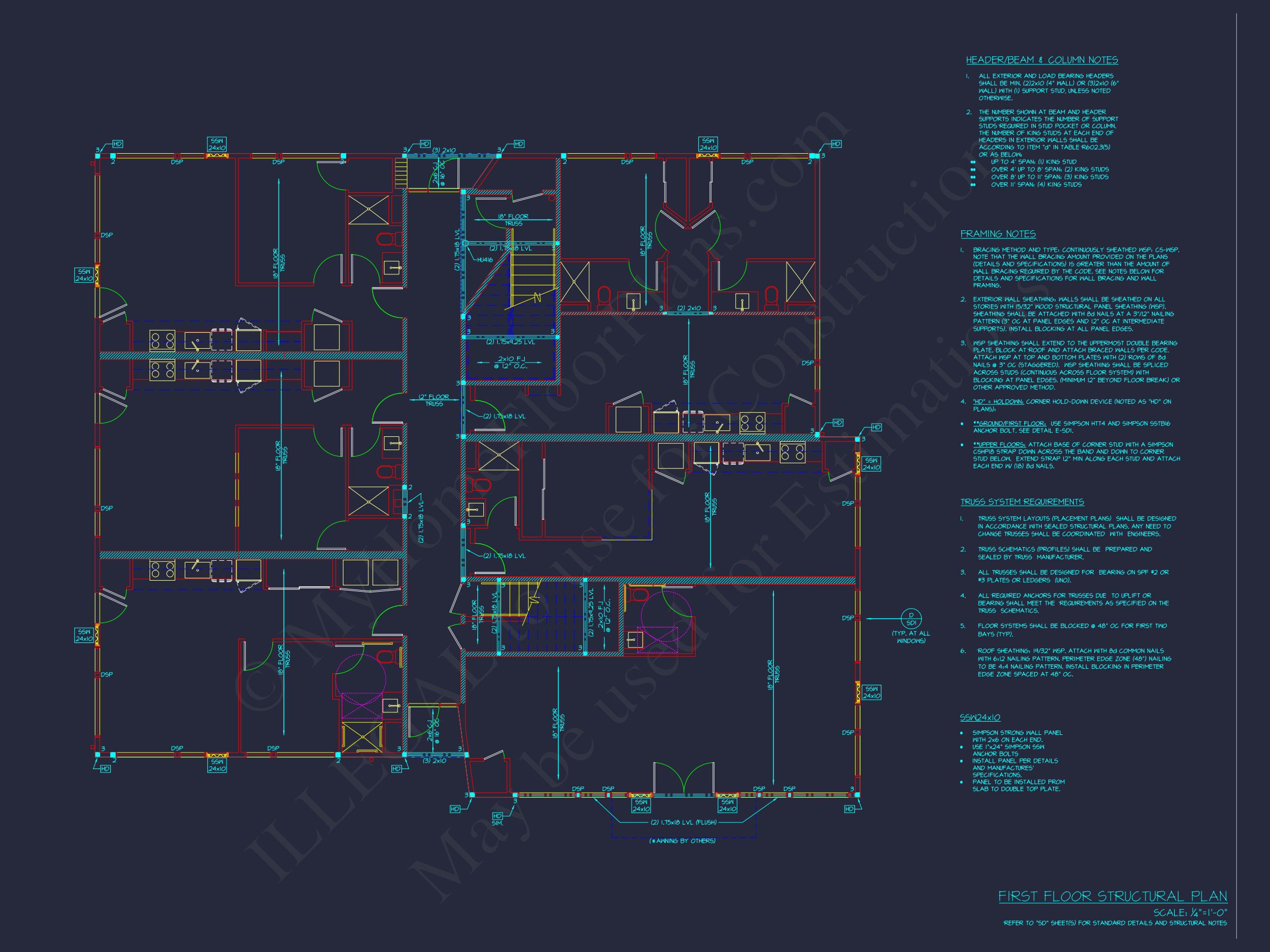 Modern Apartment Complex Floor Plan with CAD Designs