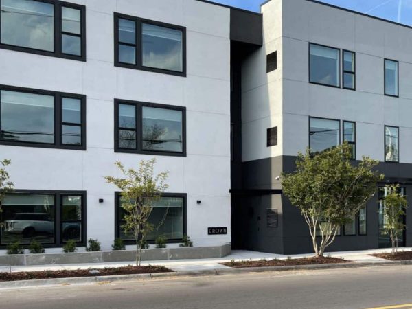 Modern Apartment Complex Floor Plan with CAD Designs