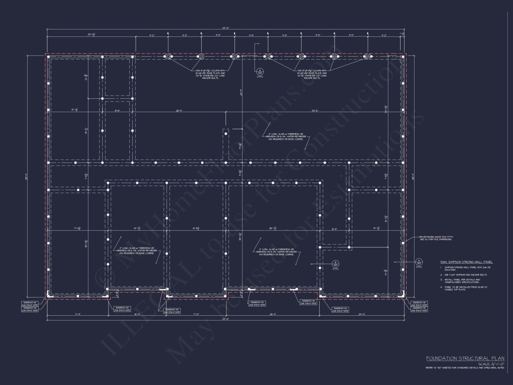 Modern Apartment Complex house Plan with Architectural Blueprints