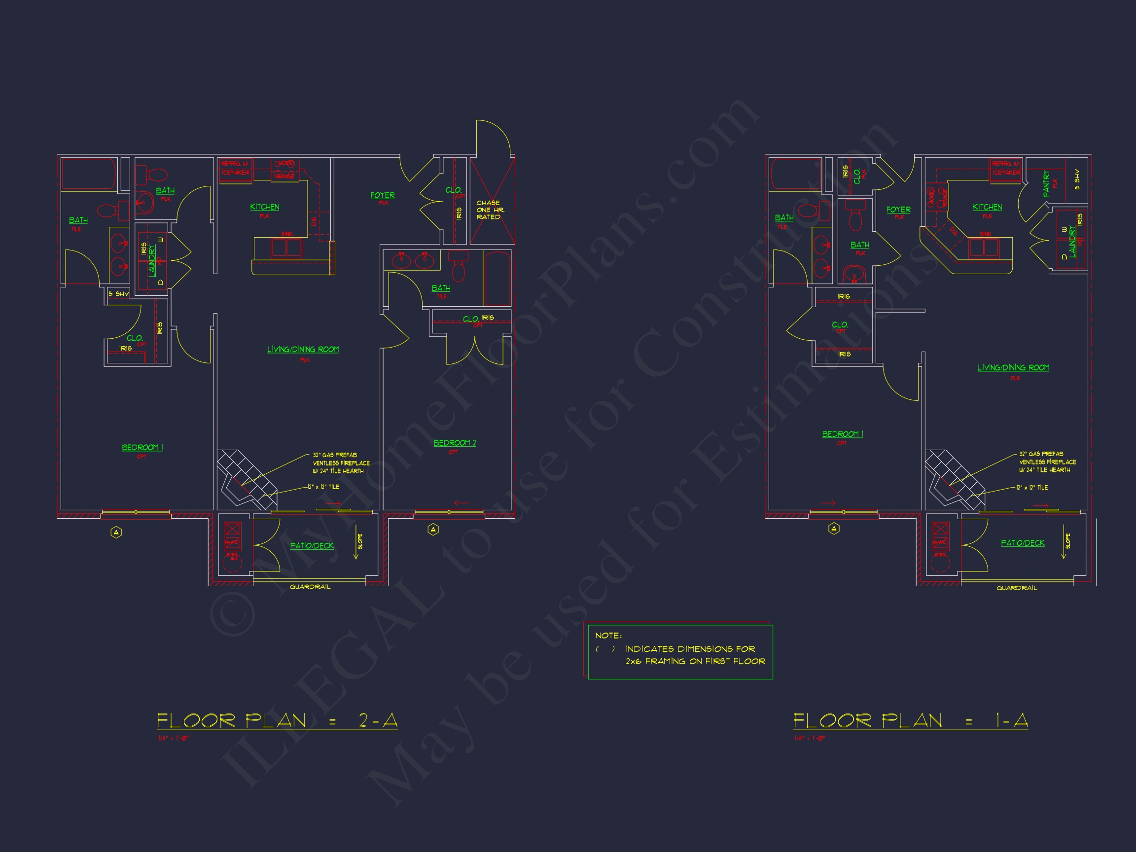 Modern Apartment Complex Home Plan with Detailed Designs