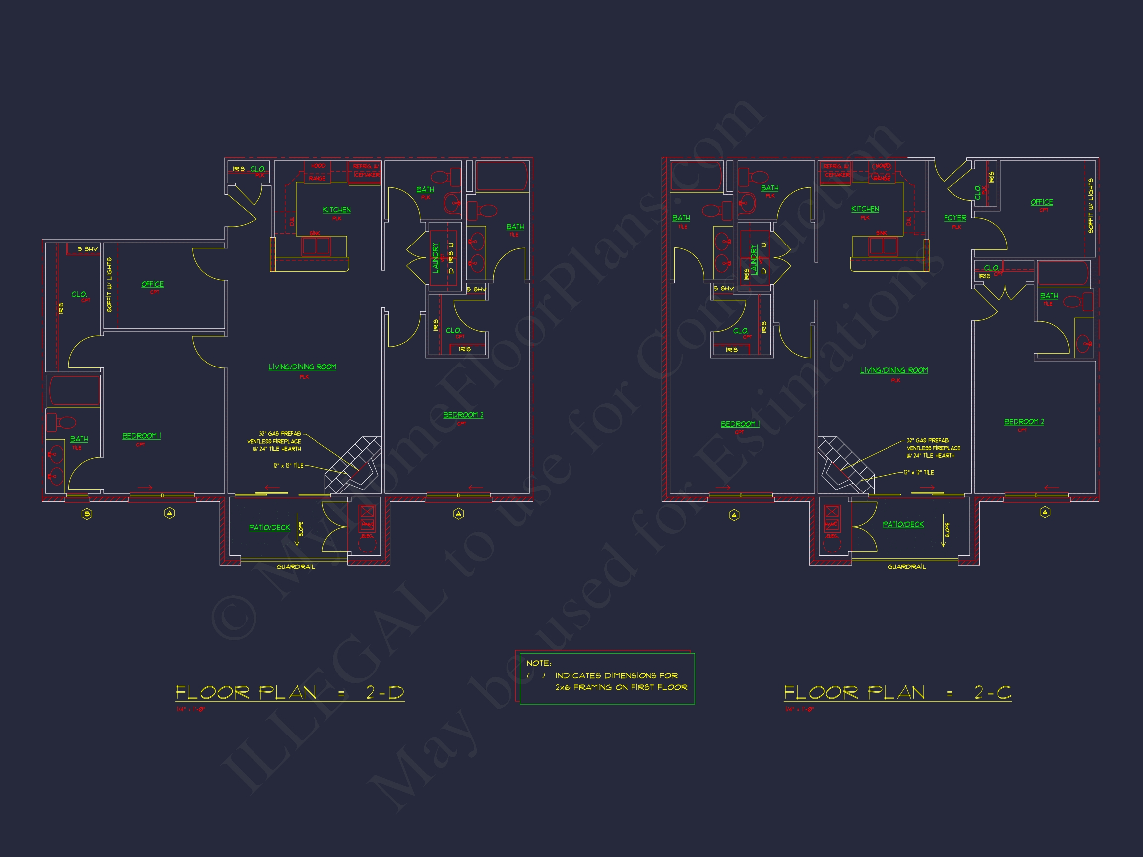 Modern Apartment Complex Home Plan with Detailed Designs