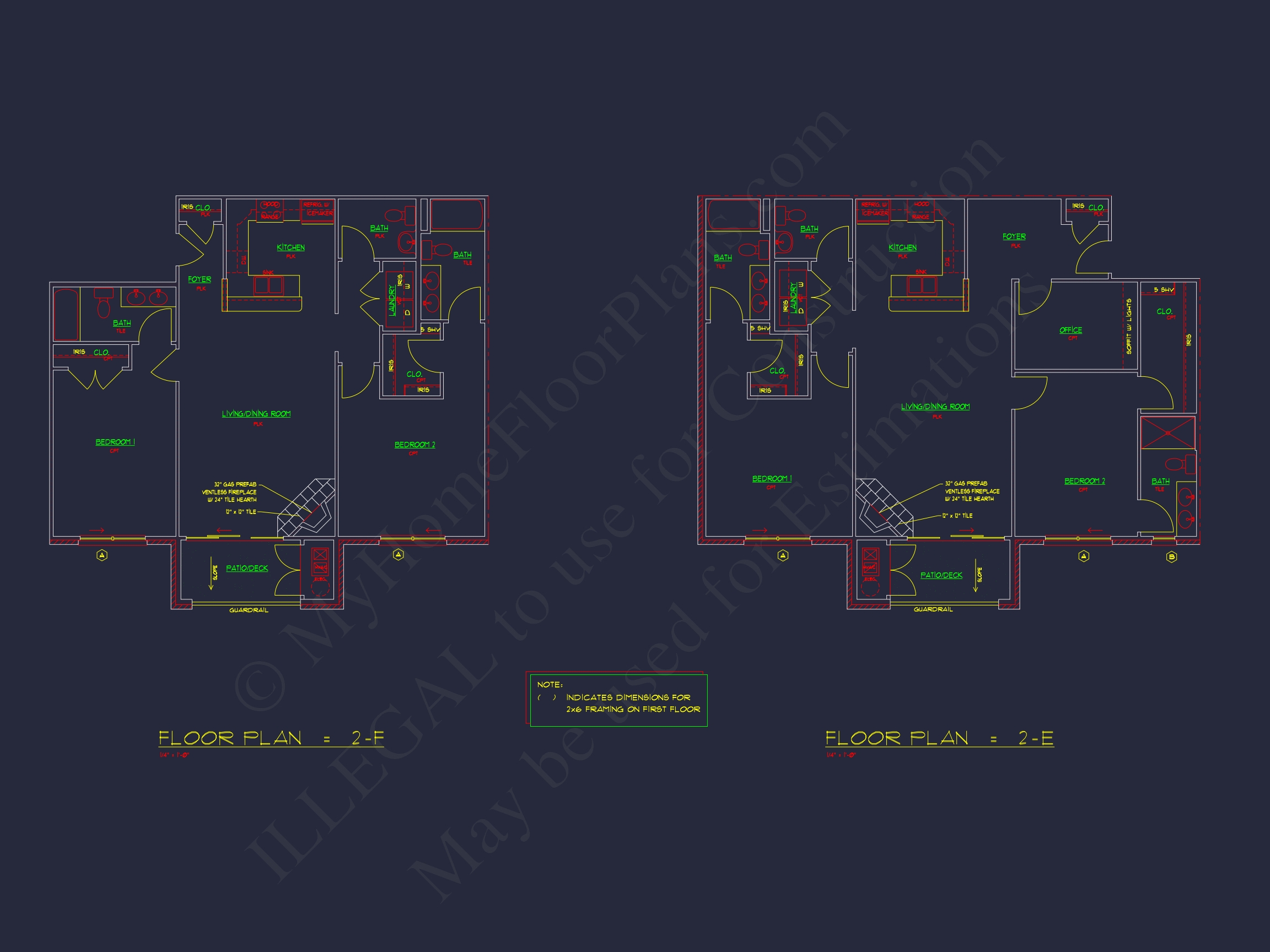 Modern Apartment Complex Home Plan with Detailed Designs