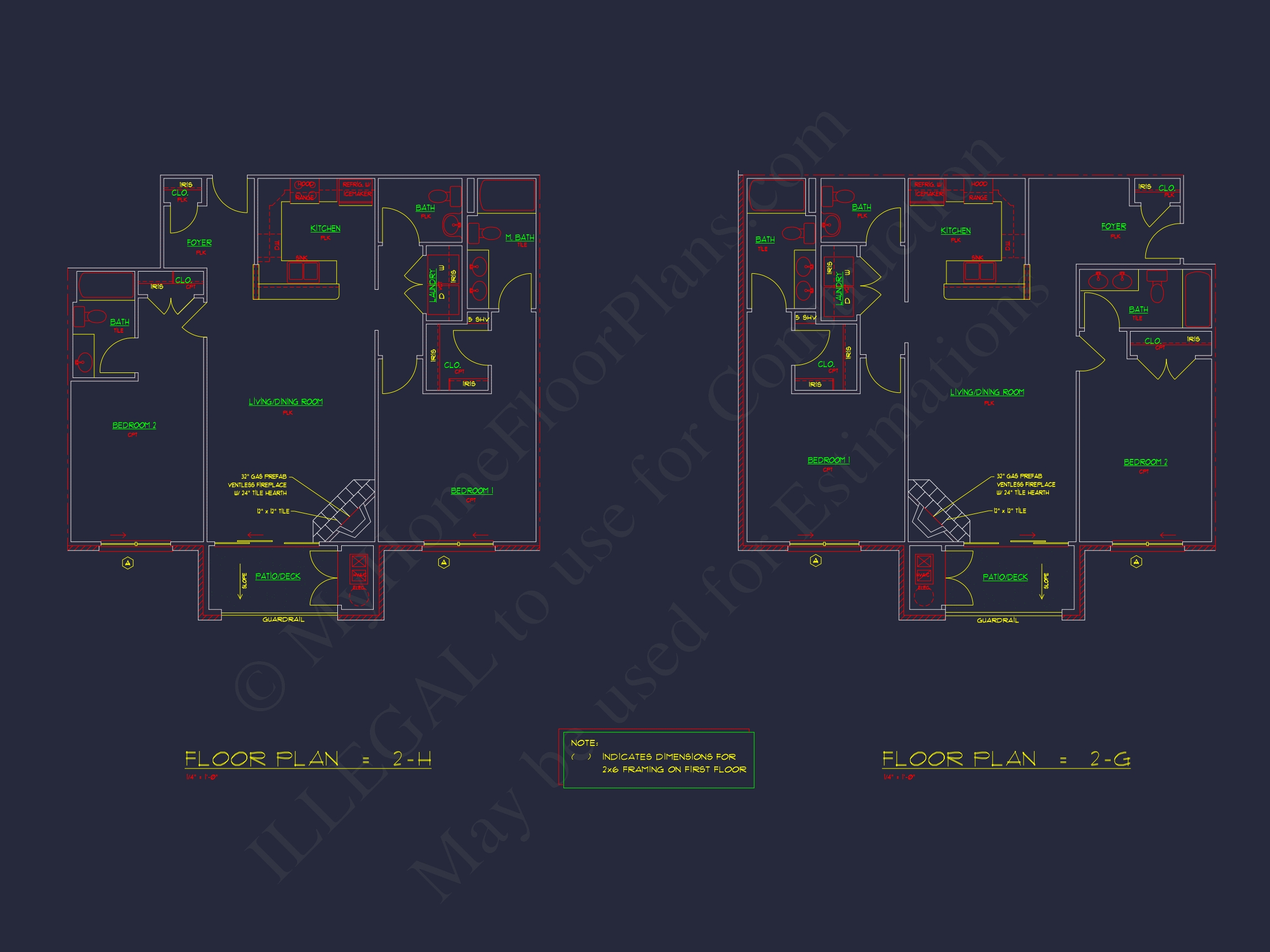 Modern Apartment Complex Home Plan with Detailed Designs