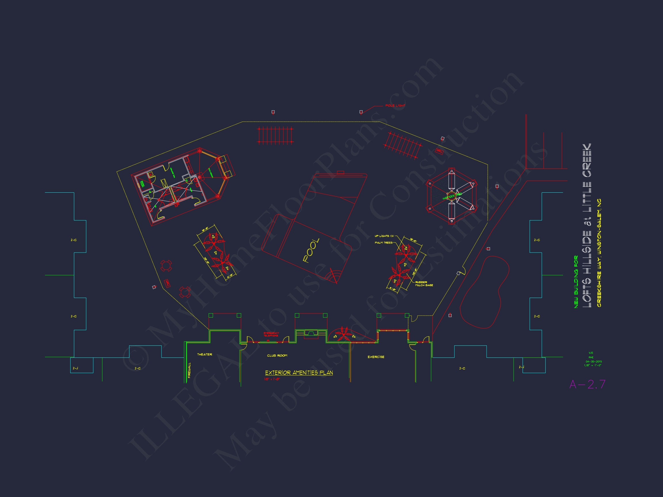 Modern Apartment Complex Home Plan with Detailed Designs