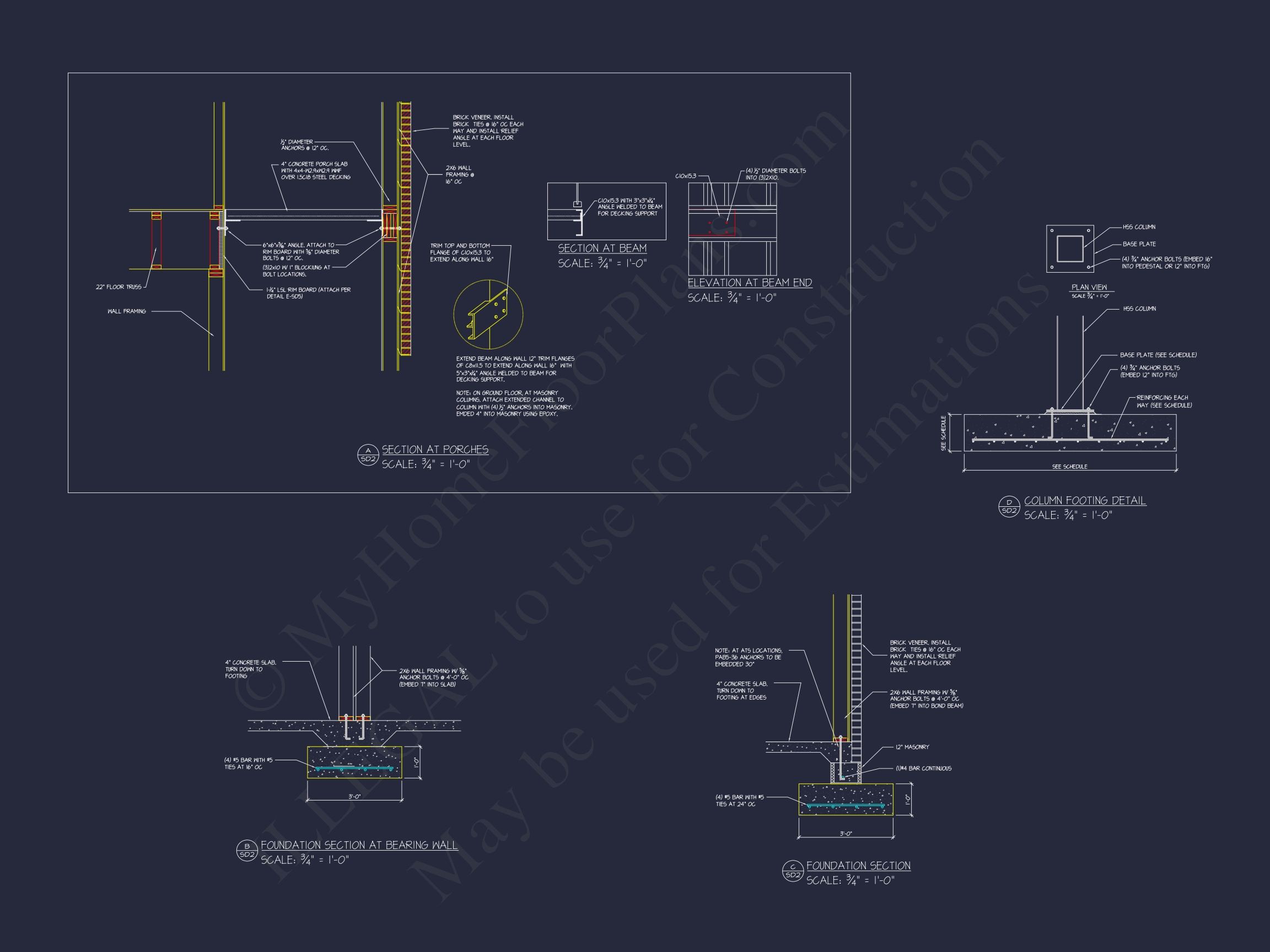 Modern Apartment Complex Home Plan with Detailed Designs