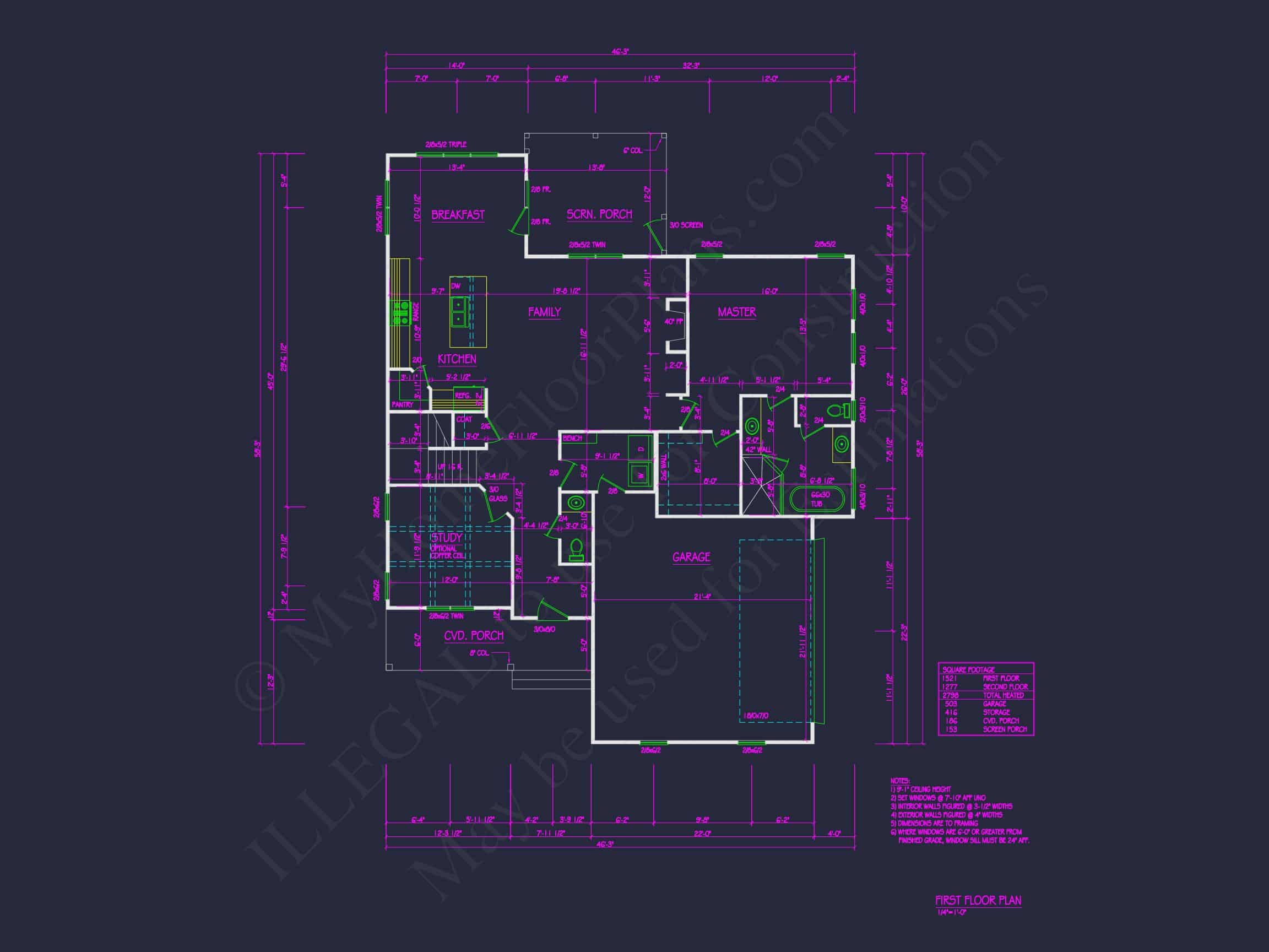 Modern Architectural house Plan with 2 Floors and 4 Beds