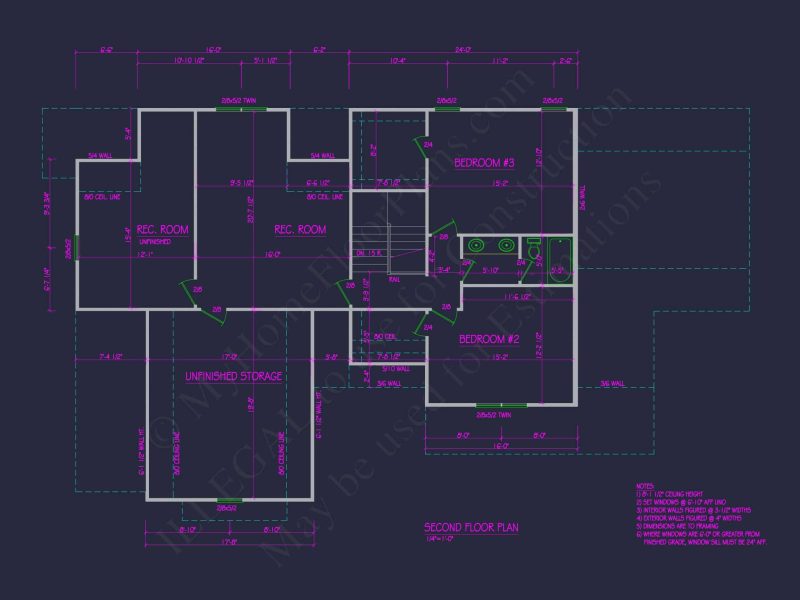 Modern Barn-Style house Plan with CAD Blueprints & Designs