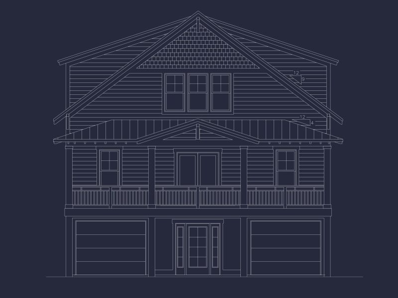 Modern Beach house CAD Plan with Coastal Architecture Options
